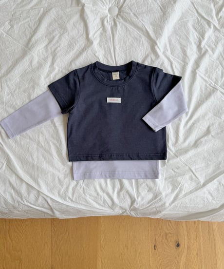 8[予約]ninibello layered short sleeve set