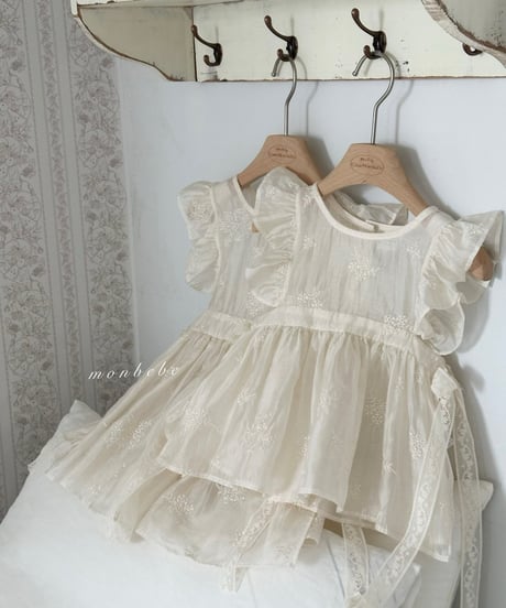 37[予約]monbebe lily layered ops(baby)