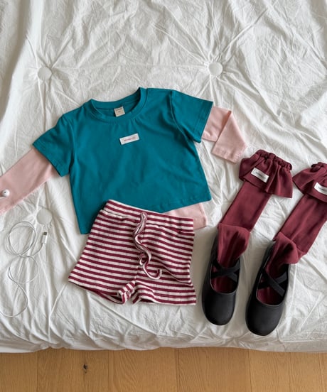 9[予約]ninibello tammy stripe shorts