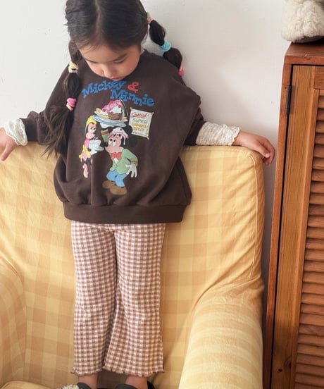 30[予約]poisson elodie check pants
