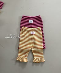 24[予約]milkbalm lollipop frill pants