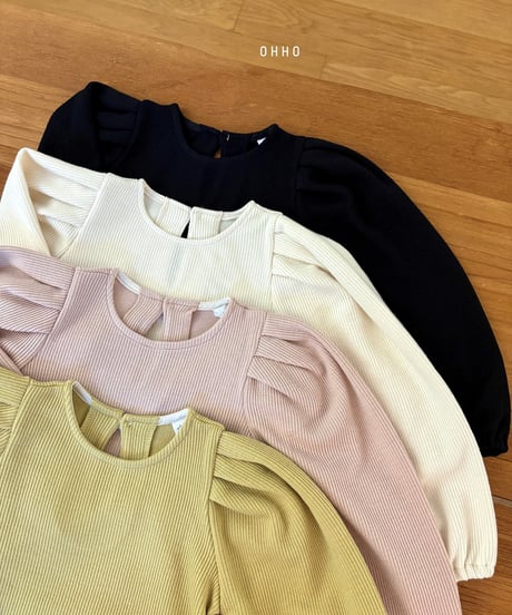16[予約]ohho vanilla puff long sleeve t-shirt