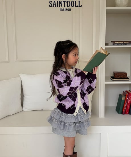 39[予約]saintdoll argyle cardigan