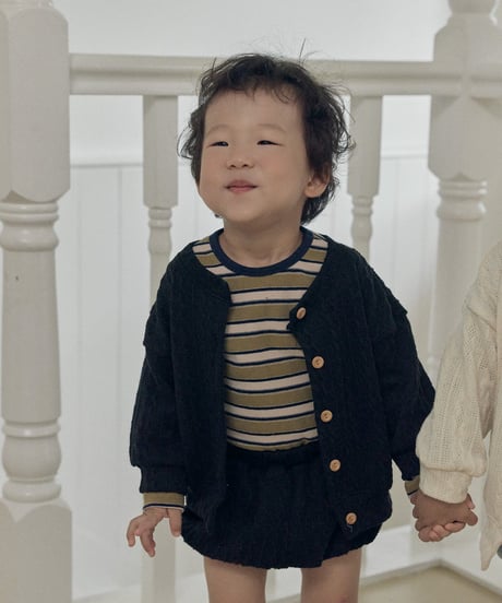3[予約]送料無料 the beige 26 knit cardigan
