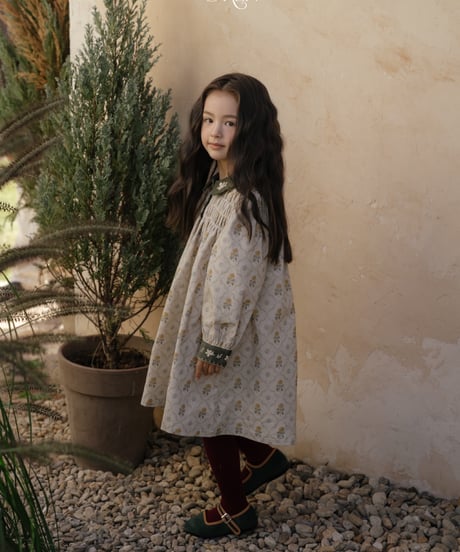 43[予約]OREN camilla color combination dress