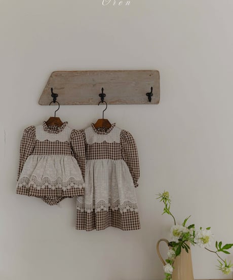 40[予約]OREN cocobell apron suit