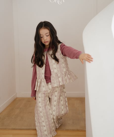 11[予約]OREN groot vest quilted padded set up