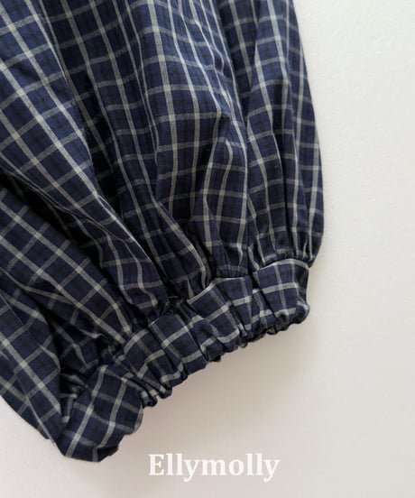 52[予約]ELLYMOLLY autumn grid balloon pants