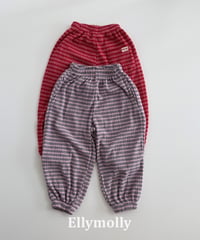 34[予約]ELLYMOLLY loen jogger pants