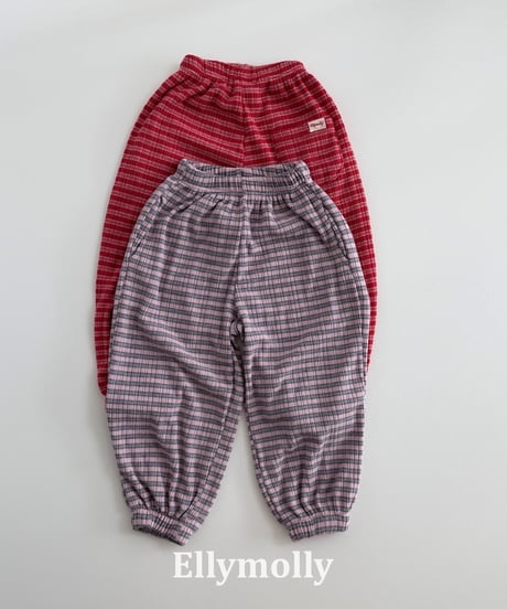 34[予約]ELLYMOLLY loen jogger pants