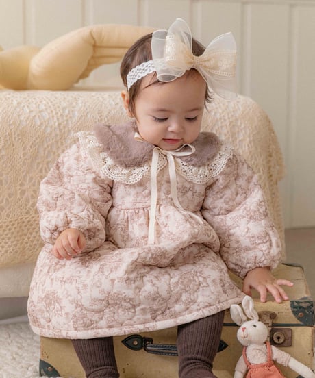 47[予約]OREN merry lulu padded dress(baby)
