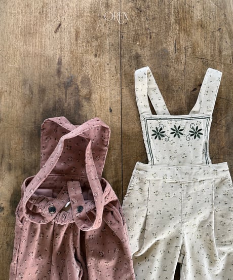 15[予約]OREN olive garden overalls