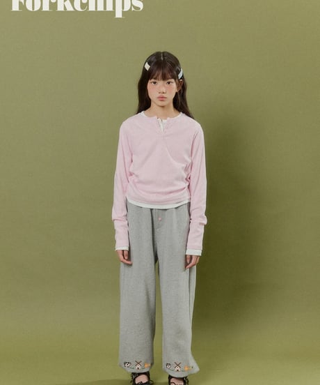 15[予約]FORKCHIPS peach snap t-shirt