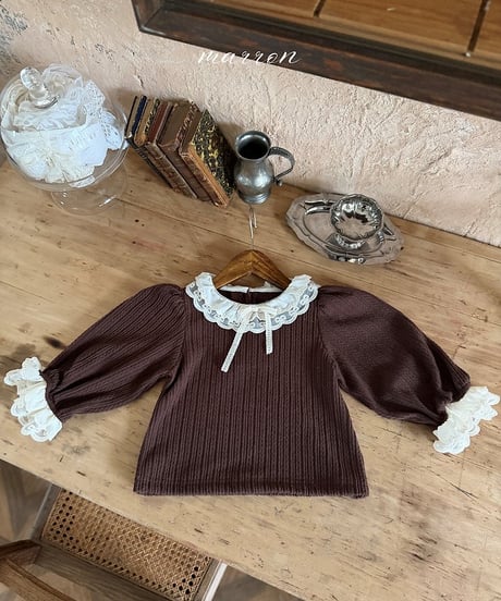 20[予約]marron milk t-shirt(XS-L)