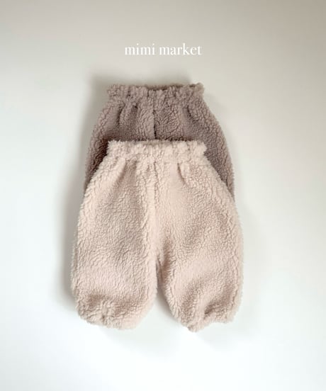 34[予約]mimi market poodle pants