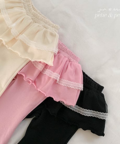 41[予約]petit&petit sha cancan skirt pants