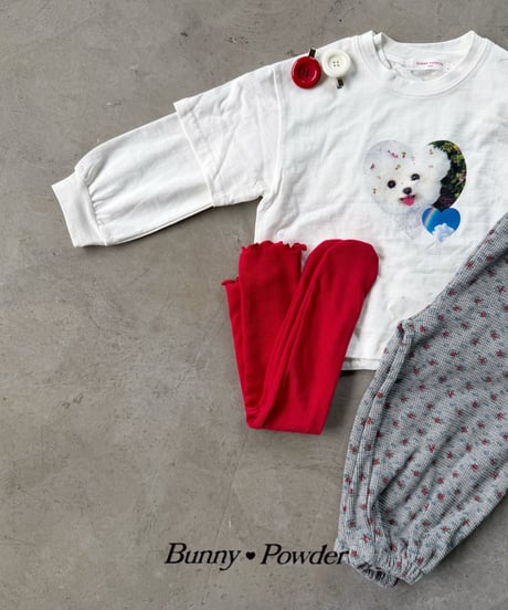 32[予約]bunny powder bichon tee