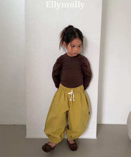 54[予約]ELLYMOLLY autumn loop pants