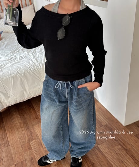 66[予約]matilda&lee new banding denim