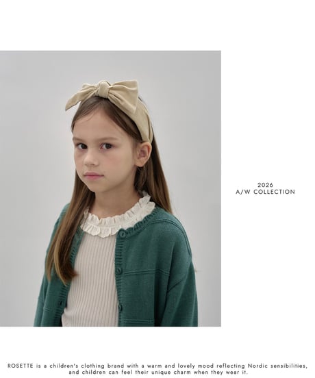 39[予約]ROSETTE rollin hairband
