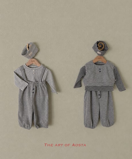 38[予約]Aosta star candy overalls
