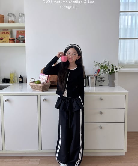 53[予約]matilda&lee lace line track pants
