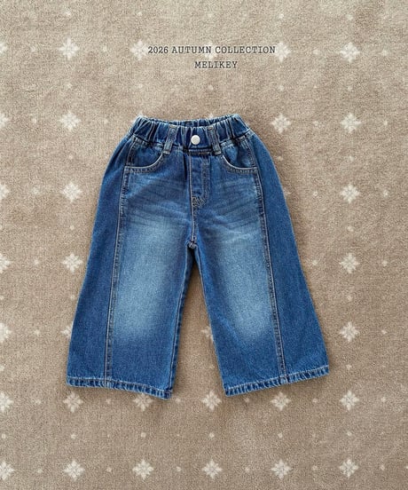 47[予約]melikey wide denim pants