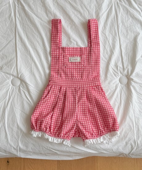 46[予約]ninibello pine pumpkin romper