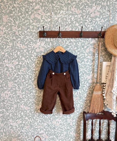 6[予約]ohho pepper bijou pintuck pants