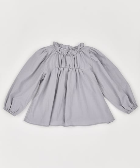 7[予約]送料無料 the beige shirred blouse