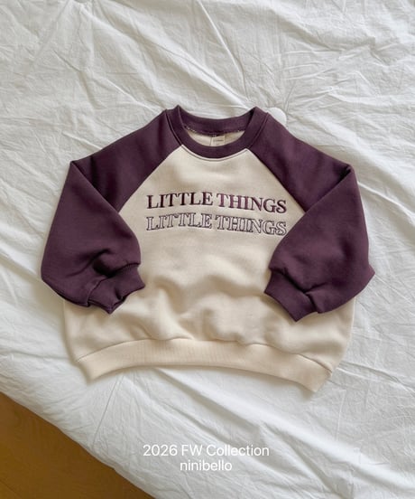 20[予約]ninibello little bear raglan mtm