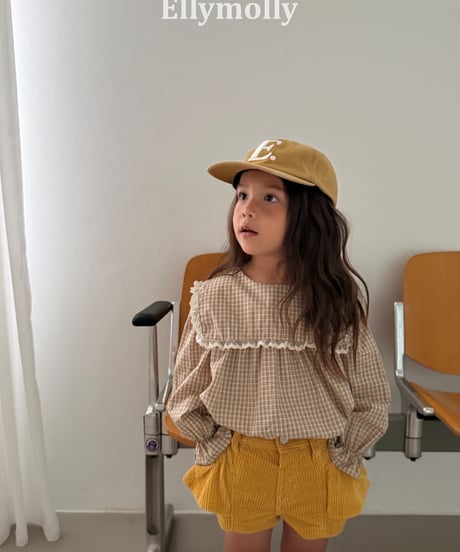 57[予約]ELLYMOLLY BB frill corduroy pants