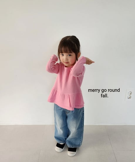 24[予約]merry go round tiered frill t-shirt
