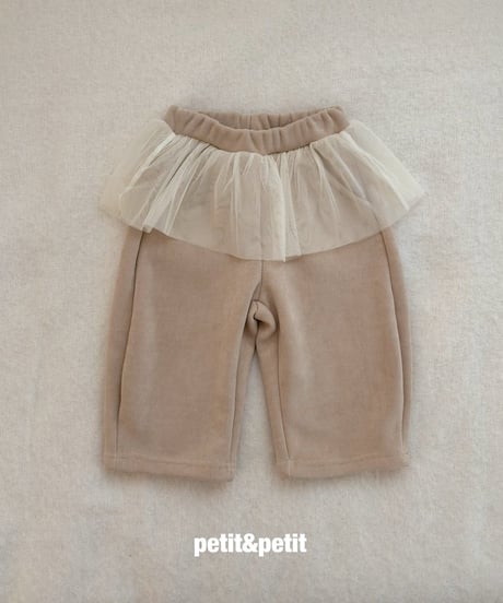 34[予約]petit&petit charmant pants