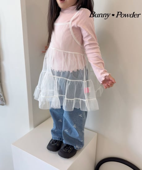 63[予約]bunny powder pippi dress