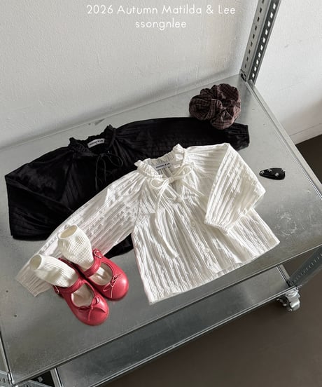14[予約]matilda&lee pintuck shirring blouse