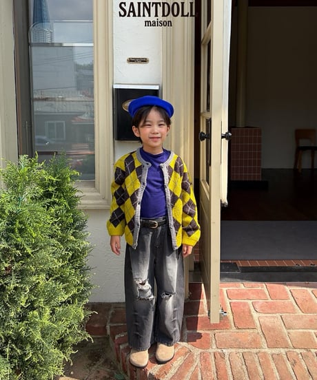 39[予約]saintdoll argyle cardigan
