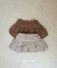 23[予約]mimi market knit balloon skirt