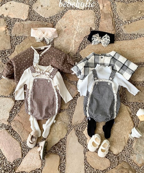 48[予約]bebeholic petit suspender suit