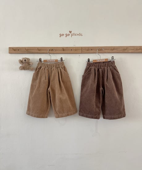 10[予約]go go picnic cocoa pants