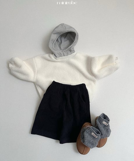 4[予約]minirobe sherpa hoodie