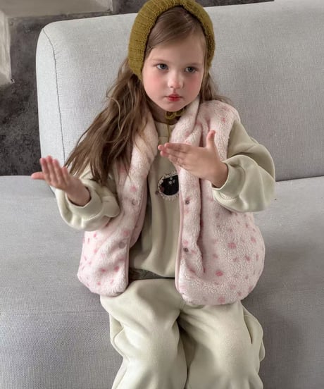 27[予約]aiai lime fleece two-piece set