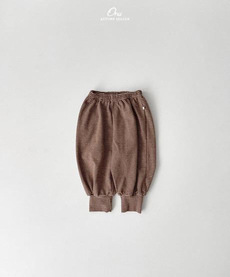 5[予約]onu chubby rib pants