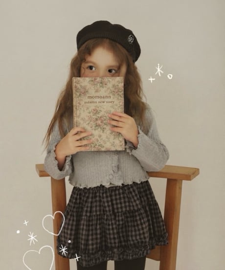 14[予約]momoann check skirt leggings