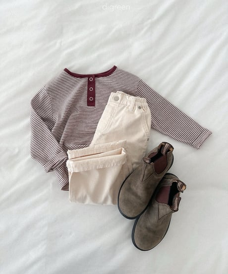 41[予約]digreen henley neck alety tee