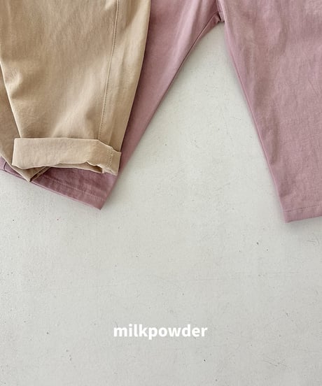 16[予約]milkpowder pocket pants