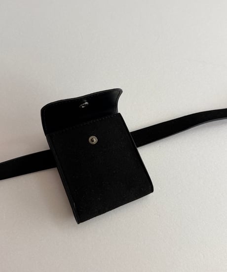 123[予約]ELLYMOLLY suede belt set