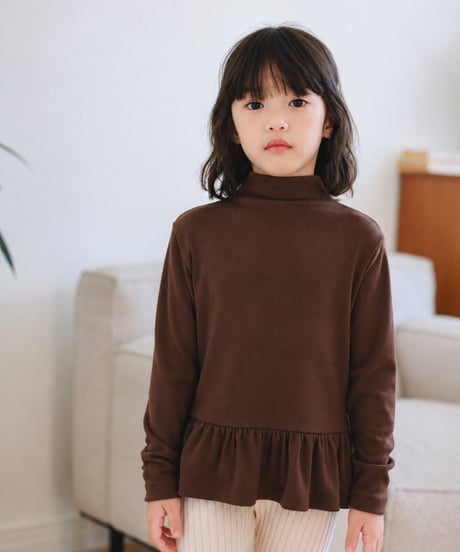 4[予約]mon Atelier brush halfneck t