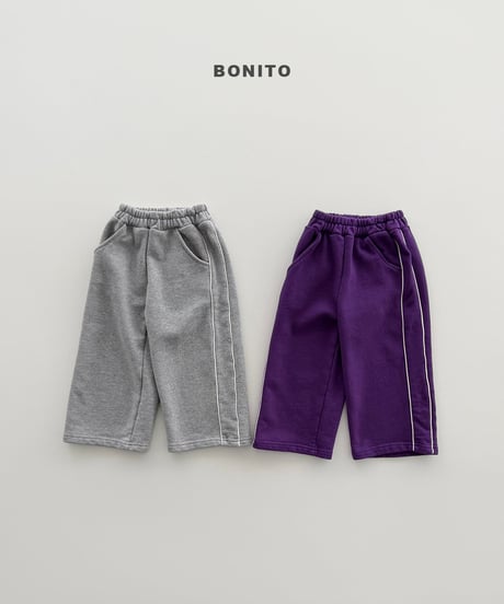35[予約]bonito side stripe pants