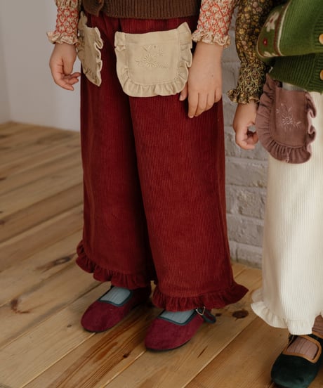 15[予約]OREN naomi frill corduroy pants